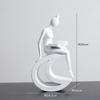 Multiple Styles Abstract Figures Statue Desk Decoration Minimalism Character Resin Sculpture Modern Crafts Room Aesthetics Decor