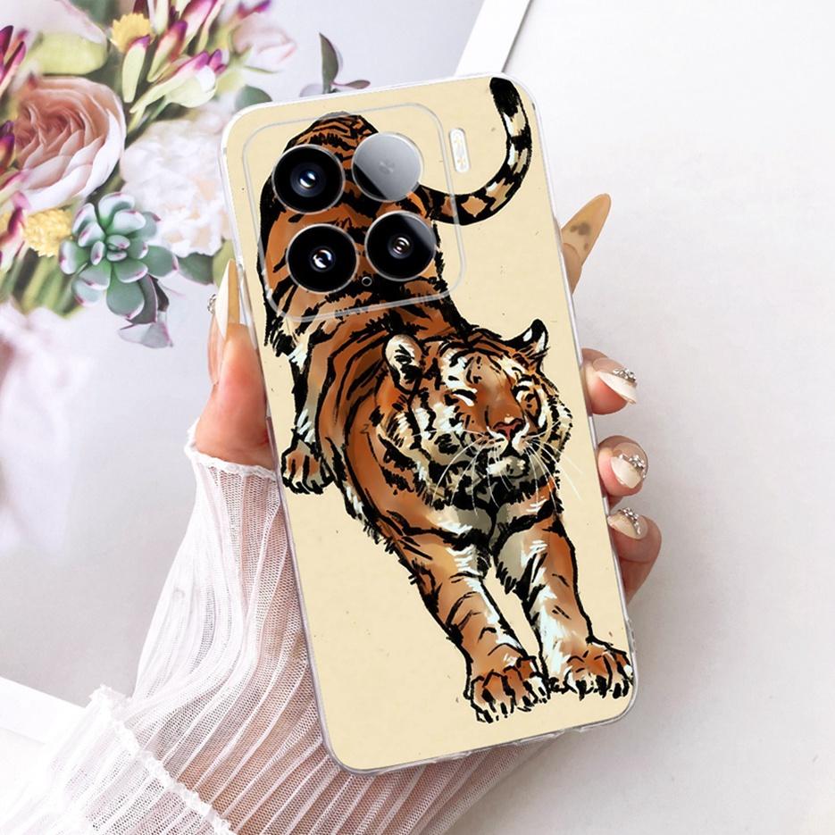 For Xiaomi Mi 15 Pro 5G Case Luxury Butterfly Painted Cover Soft Silicone Phone Case For Xiaomi 15 Pro Mi15 Pro 5G Fundas Bumper