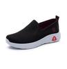 Flying Woven Women's Shoes 2025 Summer Mesh Breathable Women's Casual Single Shoes Middle-aged and Elderly Mother Shoes One Pedal Lazy Shoes