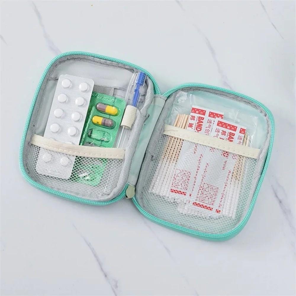 New Portable First Aid Medicine Bag Waterproof Mini Drug Storage Pouch Durable Medicine Storage Bag Home Travel Use