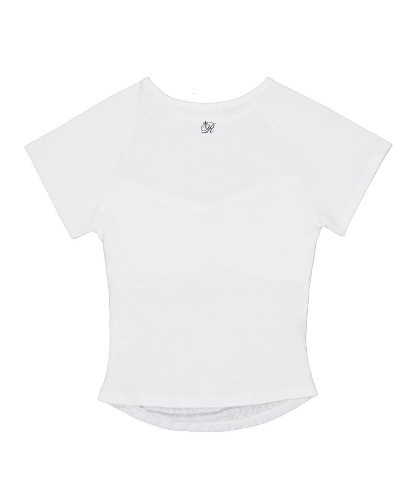 Leoninghai Lace Raglan H/S Tee [White]