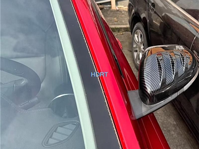 For MG ZS 2024 + Rear View Cover Reverse Mirror Case Reflective Mirror Cap Car Protector Decoration Accessories Exterior Sticker WW29