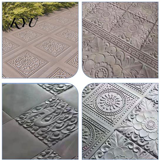 Garden Bed Stepping Stone Tool Reusable Concrete Path Mold, DIY Pavement Cement Mould, Outdoor Decor Crafting Patio Walkway Making Mold for
