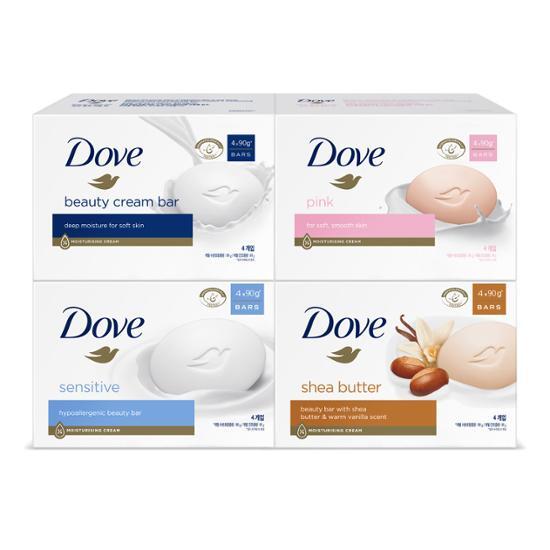 

Dove Beauty Bar 90гx4 уп. (4 типа, выберите 1) Dove Shea Butter Bar