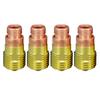 Replaceable 16pcs TIG Welding Torches Stubby Gas Lens Collets Alumina Nozzles Back Cap Kit For SR WP 17 18 26 Series