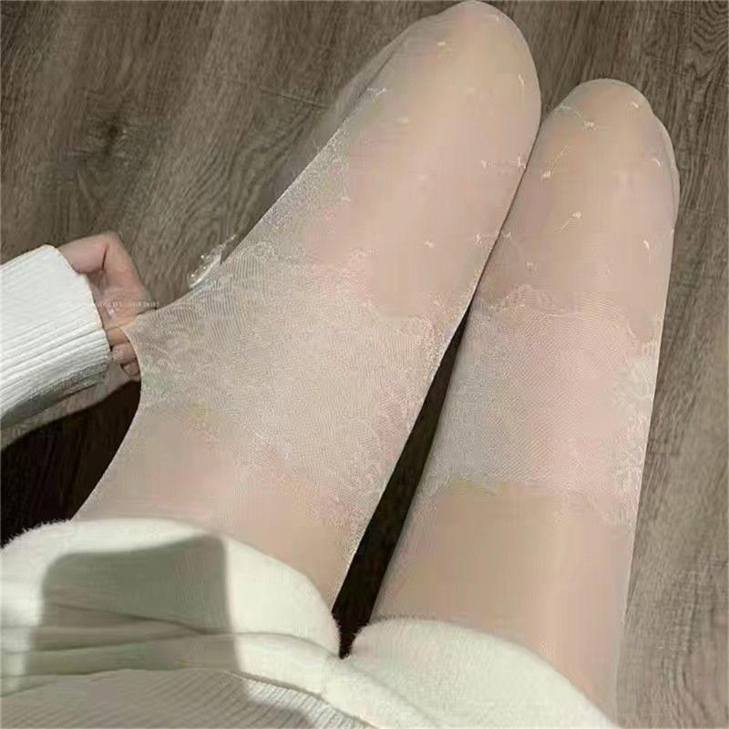 Women's Patterned Tights,High Waist Pantyhose,Control Top Tights Pantyhose Sheer Nylon Stockings