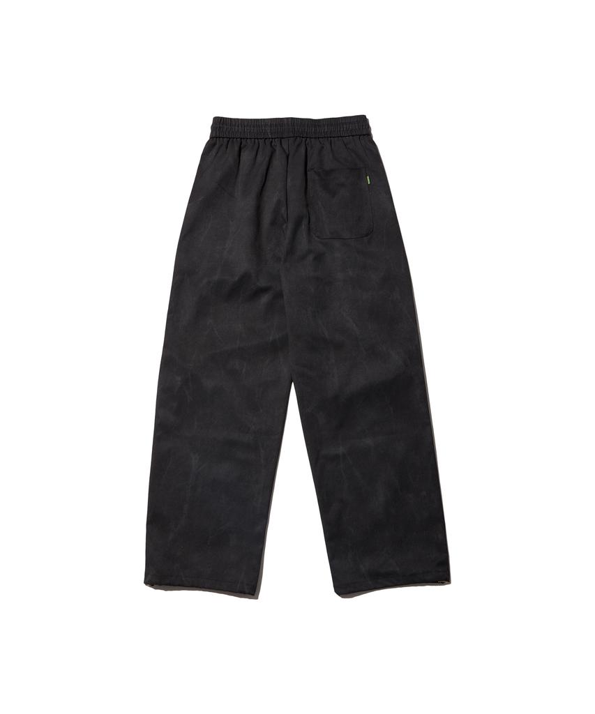 CREAM SODA LAB Natural Wash Wide String Pants Black