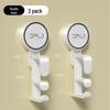 No-Drill Suction Cup Double Hook Basin Holder