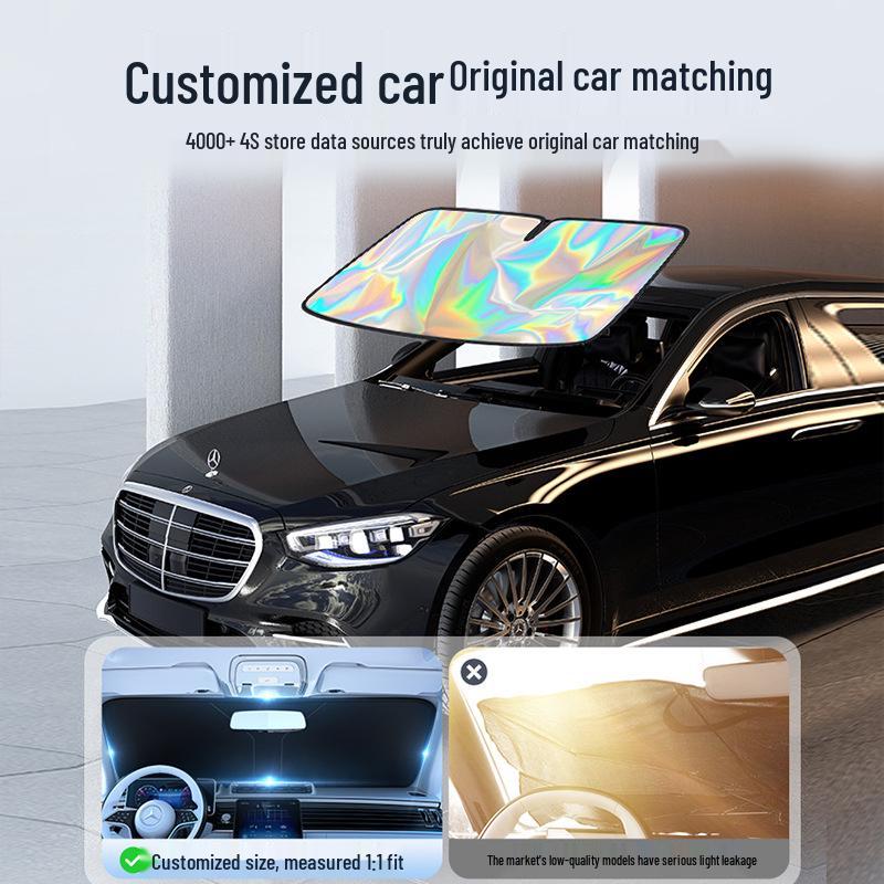 BYD Sunshade for Song/Qin Plus DMI, Dolphin, Seal, Han, Yuan, Tang, and L - Front Windshield Car Sunshade