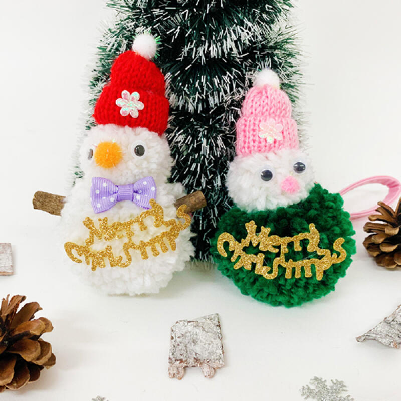 Harvey Pom Pom Winter Keychain Making - Set of 4