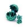 Magic Hatching Dragon Eggs Set - 3D Printed Figurine Cracked Eggs with Baby Dragons Inside, Fantasy Collection & Party Gift