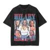 2026 Hete Hilary Duff Nieuw Album Poster Print T-shirt Mannen Vrouwen Vintage Gewassen Katoen Streetwear Mode Oversized Top Zomer Nieuwe Top Korte Mouw T-shirt