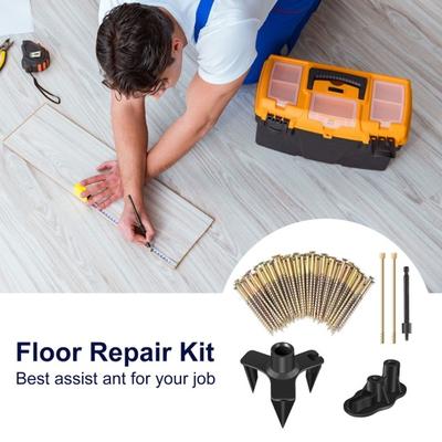 Squeaky Floor Repair Kit with 50/125 Screws Cork Floor Noise Reduction Squeak Elimination