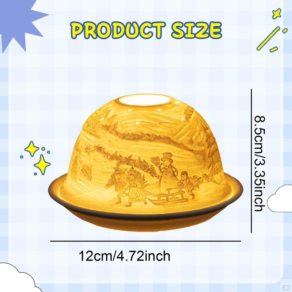 Candle Holder for Tea Light, Bowl Design Tabletop Use, Ideal Weddings And Home