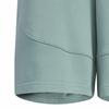 Adidas Solid Color Logo Drawstring Casual Shorts Men Bottoms Green JI6843
