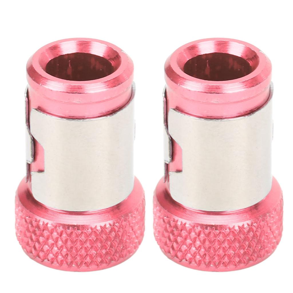 2Pcs Magnetizer Ring Universal Metric 14inch Magnetic Steel Screwdriver Bits AccessoriesRed