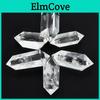 Impressionante Quartzo Claro Natural Ponta Cristal Branco Pedra Bruta Varinha Terminada Espécime Para Cura E Crescimento Espiritual