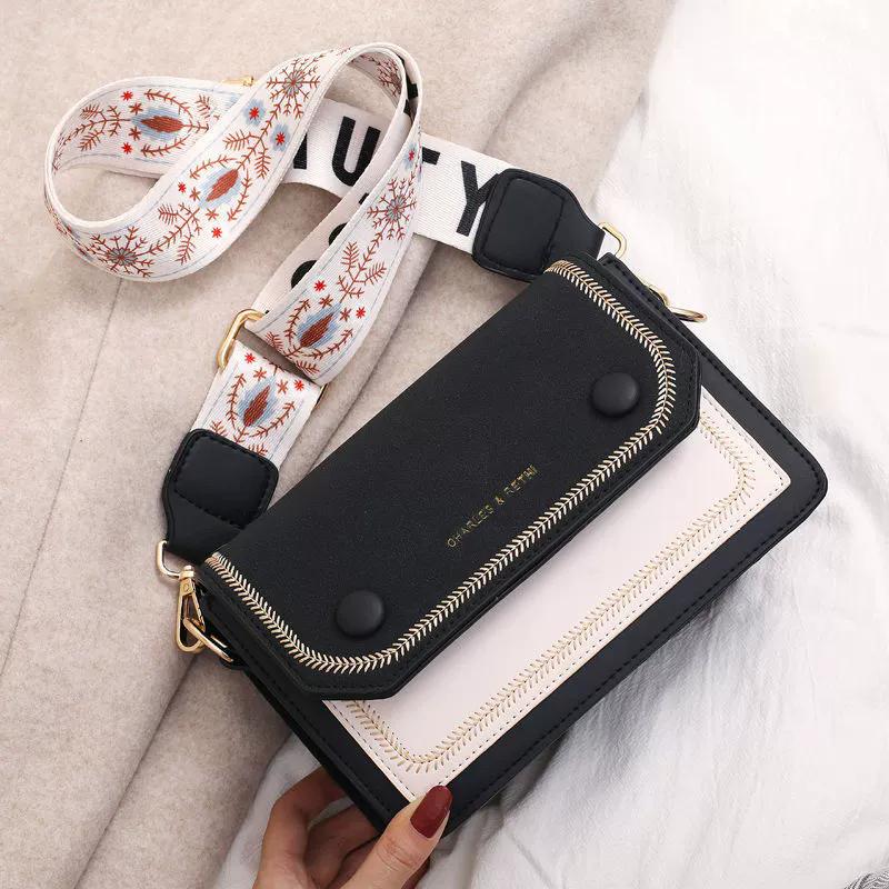 Women's Trendy Small Square Crossbody Bag Lightweight Casual Chic Dual Strap Shoulder Bags