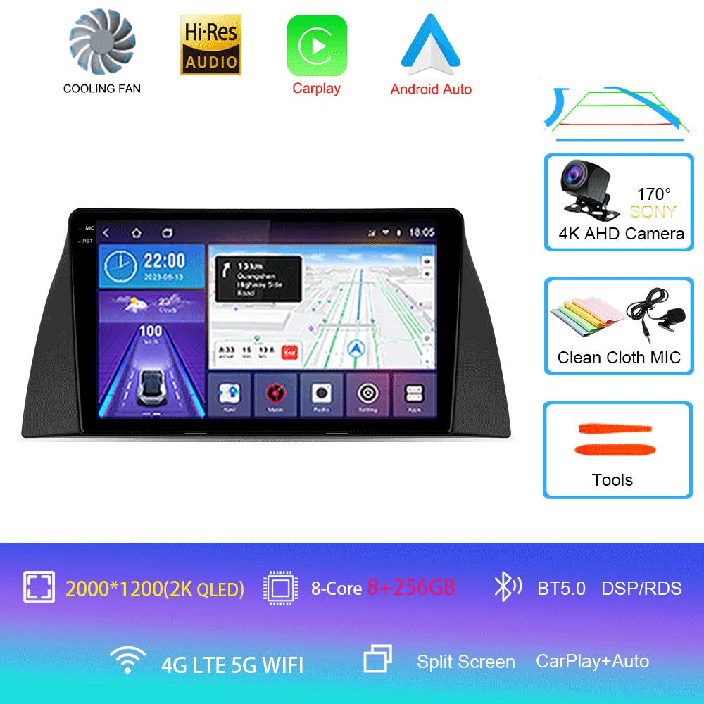 Car Radio Android 14 Wireless Carplay Auto For Chery Tiggo T11 2005-2020 Multimedia Video Player Navigation GPS WIFI 4G Stereo