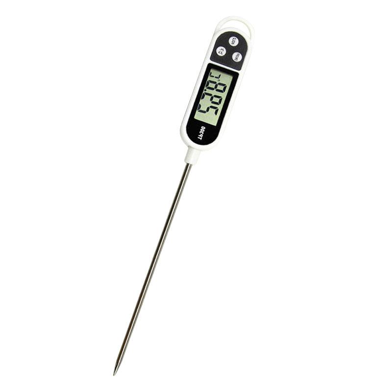 Digital Kitchen Thermometer LCD Display TP300 Electronic Food Thermometer LCD Display Digital Temperature MeasuringTool for Meat 24cm