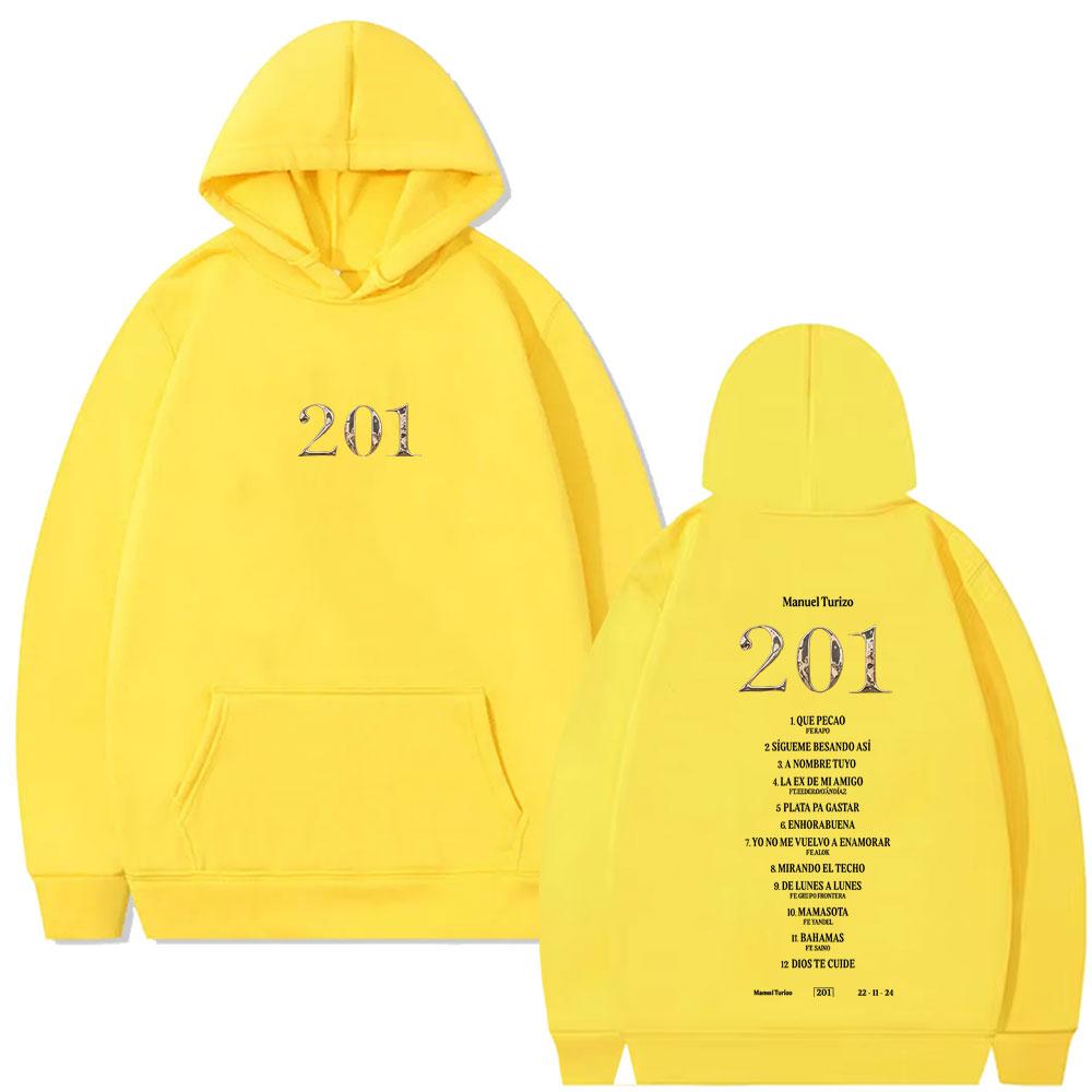 Rapper Manuel Turizo Album Graphic Hoodie Men Women Fashion Music Sweatshirt Man Casual Retro Oversized Hoodies