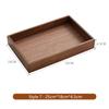 HeMu Solid Wood Entrance Desk Miscellaneous Coffee Table Office Key Storage Box Jewelry Cosmetics Stationery Sorting Box Tray