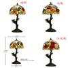 European and American New Products Retro Tiffany Lighting Bedside Interior Decoration Lamp Butterfly Flower Reading Lamp