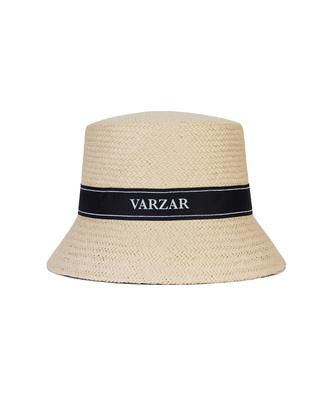 Bajal Ribbon Paper Bucket Hat Beige