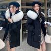 2025 Winter Women's Thick Fur Collar Down Cotton Parka