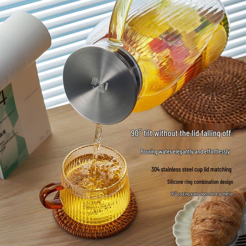 Yaji High-Temperature Resistant Glass Pitcher