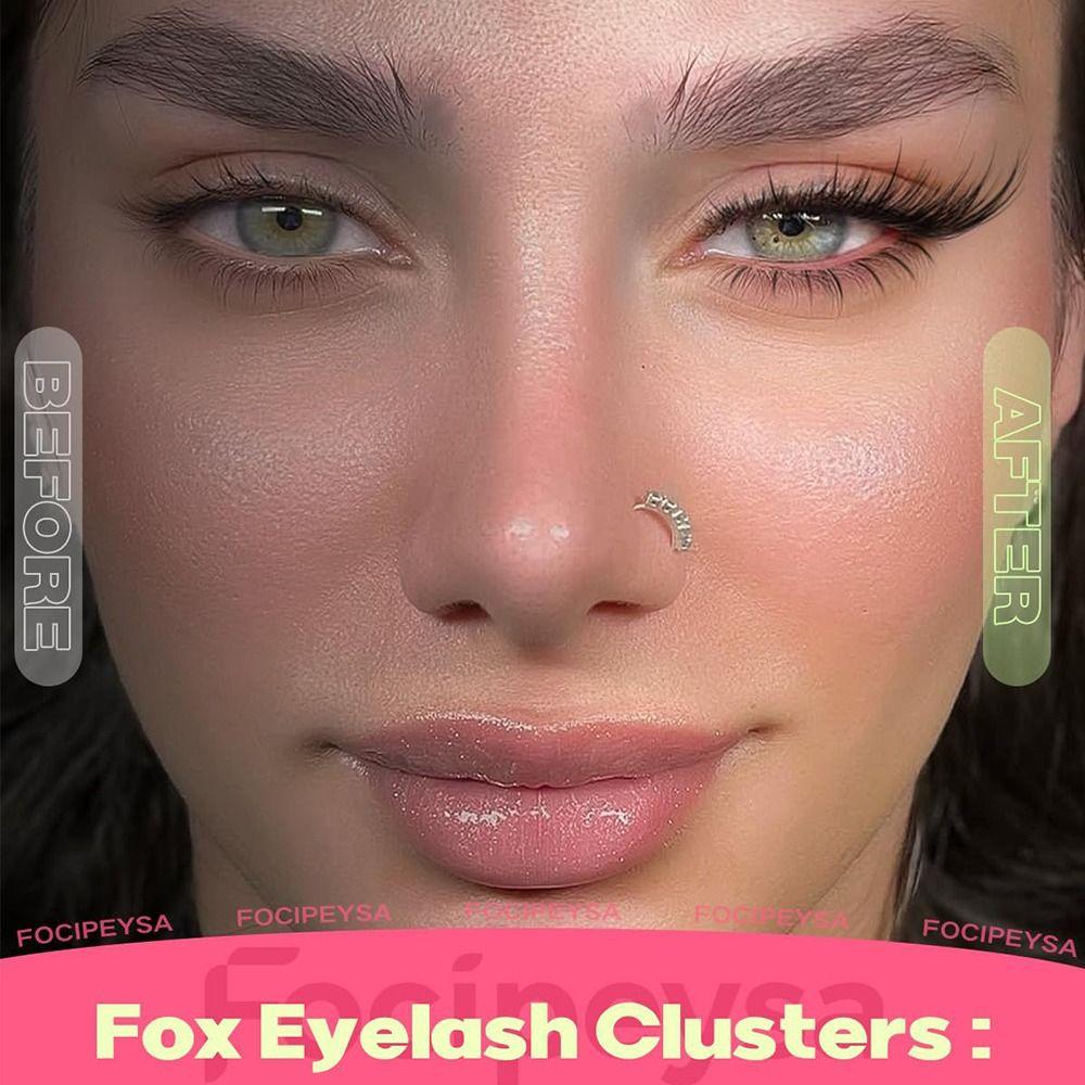 5 Pairs Wispy Foxy Eye Lashes Long Natural Fake Lashes Women's Beauty Eyelashes  Eye Extension