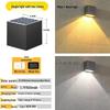 Enhanced Solar LED Wall Lamp for Outdoor Courtyard, Fence, and Villa Landscape Lighting