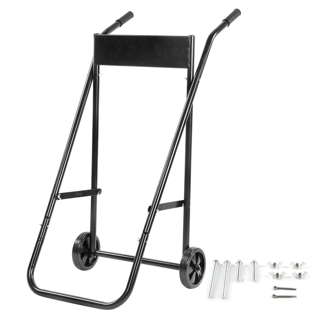 Carro Plegable de Tubo de Acero para Motor de Barco Fueraborda, Soporte Marino, Hélice, Estante Portátil