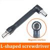 L-förmiger Doppelkopfschraubendreher Legierter Stahl für Möbelmontage und Elektronikwartung