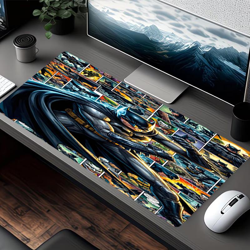 Batman Print Mouse Pad, for Keyboard Pad Laptop PC Mat for Office Home Use, Desk Decor, Perfect Birthday Gift for Gamers