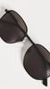 Bottega Veneta BV1160SA Sunglasses, Unisex, 001, Black/Gray
