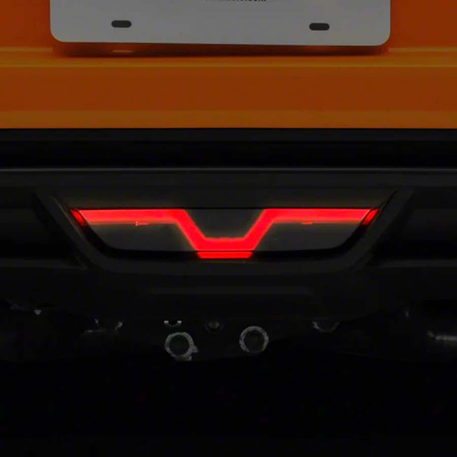 Ford Mustang S550 Diffuser Center & Reverse LED Brake Light (Smoked Style) 2015-2023