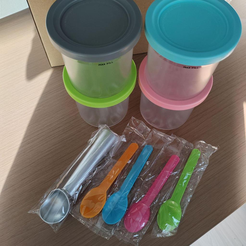 Ninja XSKPLID2CD 4-Pack Ice Cream Cups for NC299AM C300s Series