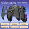 PS4 Wireless Bluetooth Game Controller with Hall Effect Triggers, Magnetic Faceplate, RGB Lights, Dual Vibration, and Six-Axis Gyroscope.