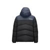 Skechers Outdoor Series Trendy Versatile Comfortable Soft Color Block Hooded Down Jacket Men Outerwear Carbon-Black L424M183-0018