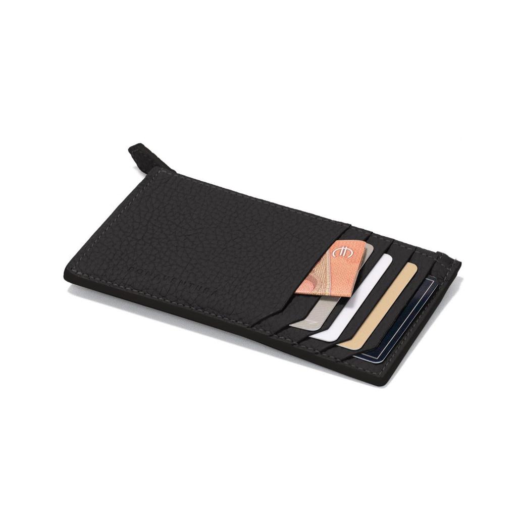 Mini Zip Wallet Bottarato Leather x Wallet Finest Leather Minimalist Thin Genuine Leather Present Day Gift [BONAVENTURA] [Bonaventura] (Shrink