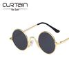 Women's 2022 Retro Korean Style Metal Round Sunglasses - Small Face, Internet Celebrity Fashion