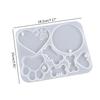 Pet Label Mold Resin keychain Pendants Silicone Mold DIY Art Crafts Jewelry Making Homemade Decorations