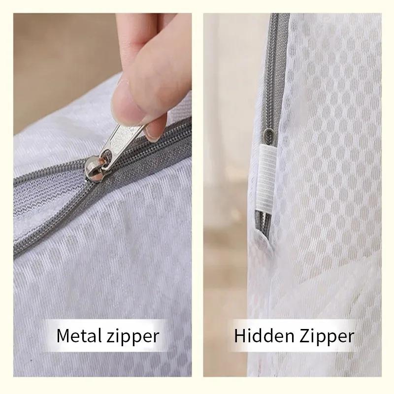 1PC Jeans Wash Coarse Mesh Laundry Bag Upgraded 3D Machine Washable Anti Deformation Net for Bed Sheets Quilts
