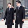 Terman Unisex Mid-length Winter Professional Wool Blend Coat
