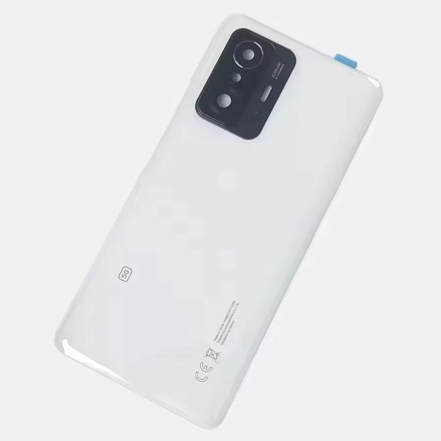 Battery Back Cover For Xiaomi Mi 11T Pro 11T 5G Rear Housing Replacement With Camera Lens