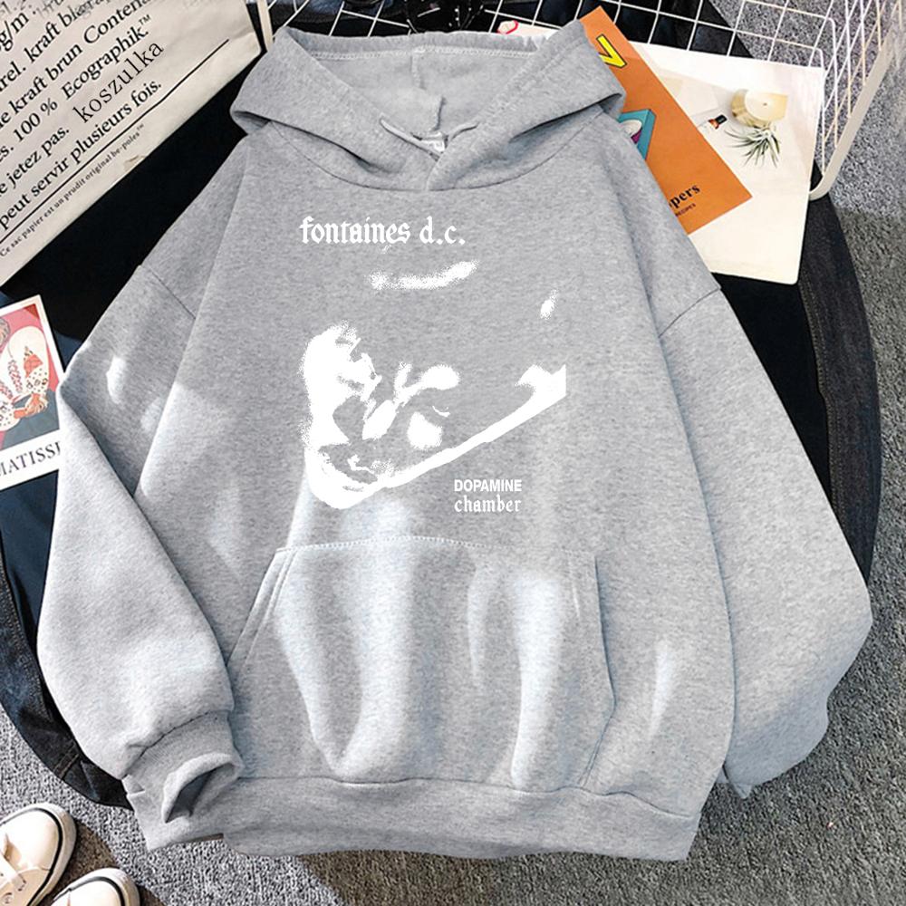 Fontaines Dc Dopamine Chamber Hoodie New Fashion Women Aesthetic Graphic Hoodies Unisex  Autumn Winter Pullovers Sweatshirts