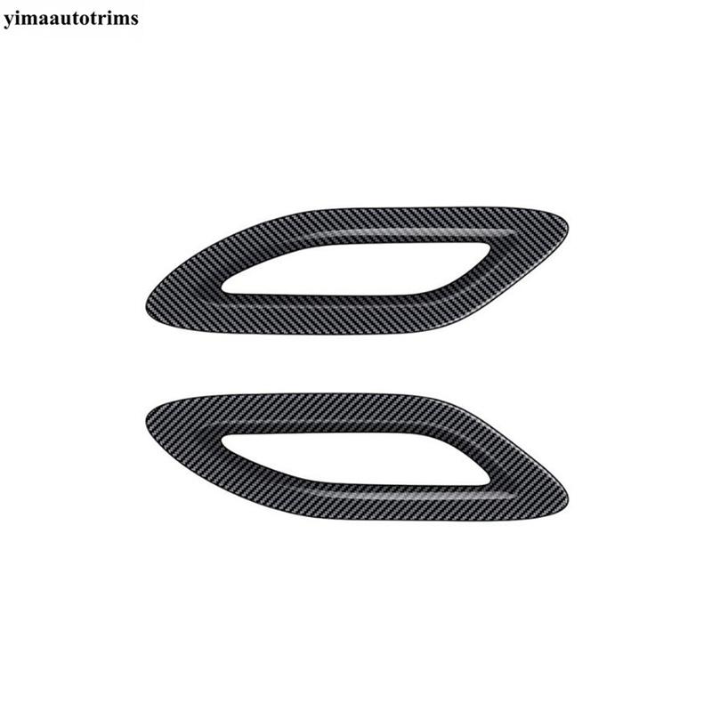 Car Rear Fog Light Lamp Frame Decoration Cover Trim For Toyota Alphard Vellfire 40 Series  2024 Chrome / Black Accessories