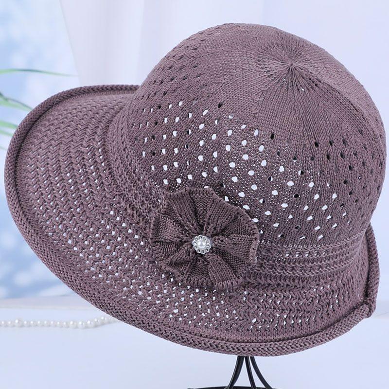 Hat Summer Sun Shading Breathable Grass Hat Elderly Fisherman Hat