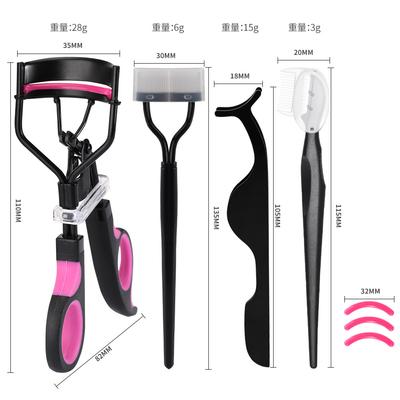 Spot Two-color Handle Curling Eyelash Curler False Eyelash Assistant Eyebrow Trimming Knife Steel